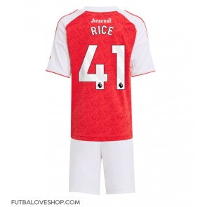 Dres Arsenal Declan Rice #41 Domáci pre deti 2025-26 Krátky Rukáv (+ trenírky)